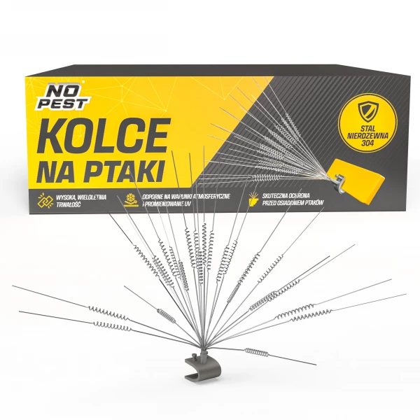  Kolce na ptaki na balustrady, lampy, maszty czy anteny No Pest®