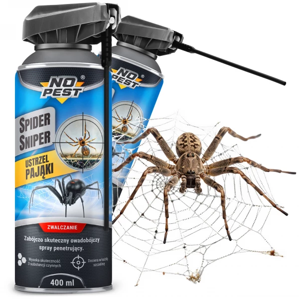 Środek na pająki spray z rurką Spider Sniper No Pest® 400ml