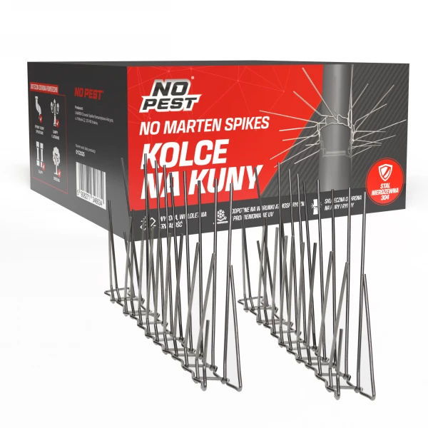 Kolce na kuny do rynien, rury spustowej No Pest®