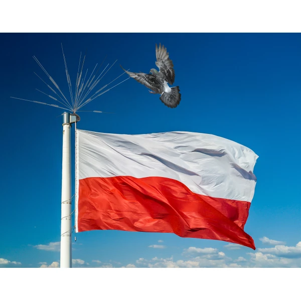  Kolce na ptaki na balustrady, lampy, maszty czy anteny No Pest®