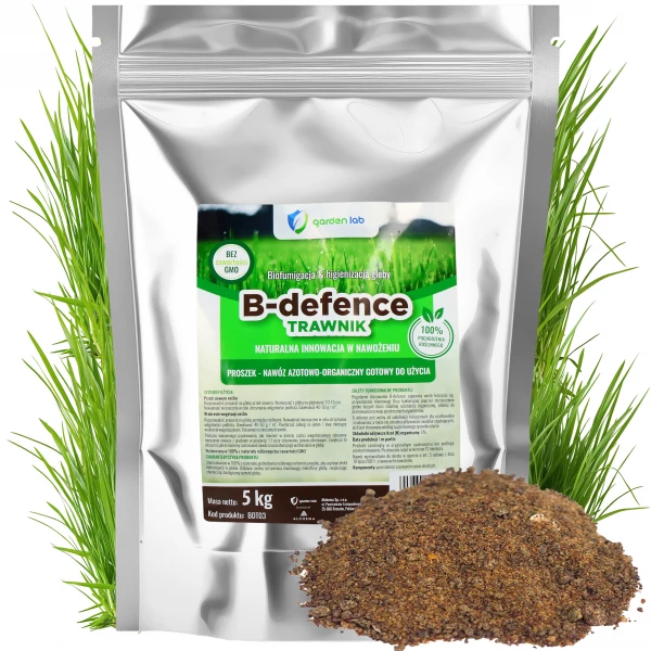 B-defence naturalny nawóz do trawnika 5kg.