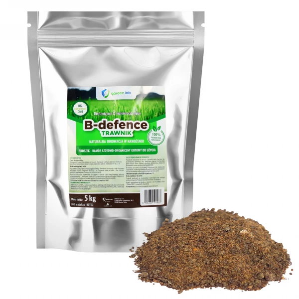 B-defence naturalny nawóz do trawnika 5kg.