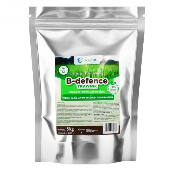 B-defence naturalny nawóz do trawnika 5kg.