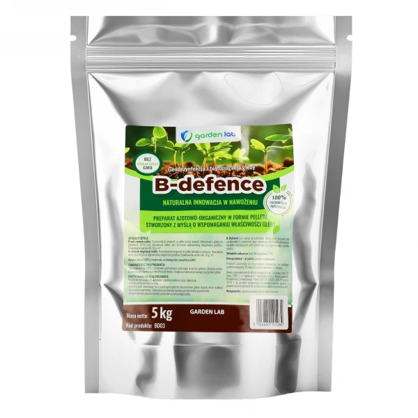 B-defence nawóz organiczny do gleby 5kg pellet