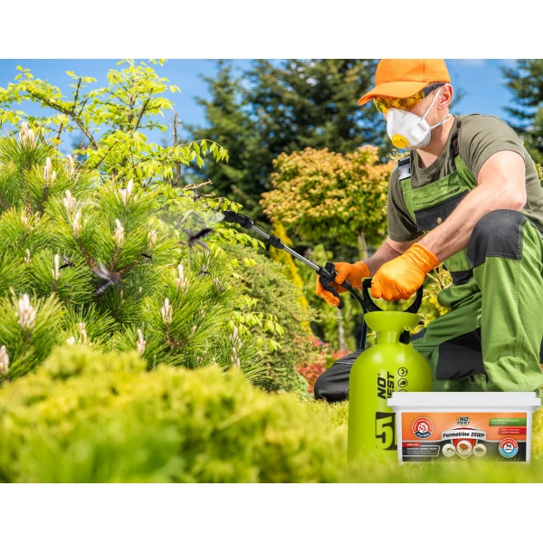 Permetryna 25% na kleszcze, komary, muchy, pluskwy Permetrine 25WP No Pest® 1kg