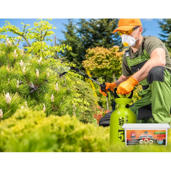 Permetryna 25% na kleszcze, komary, muchy, pluskwy Permetrine 25WP No Pest® 500g