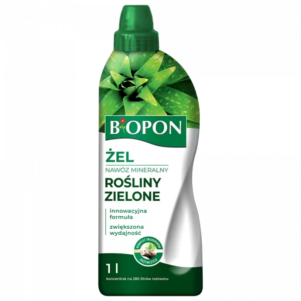 Nawóz do roślin zielonych w żelu Biopon koncentrat 1l
