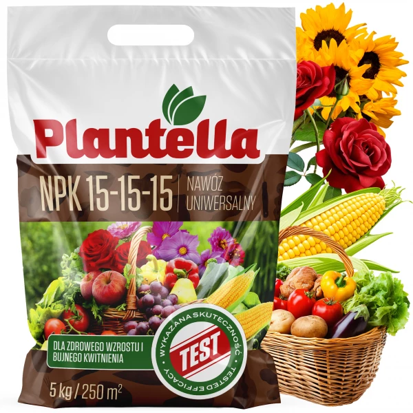 Nawóz Uniwersalny NPK 15-15-15 Plantella 5kg