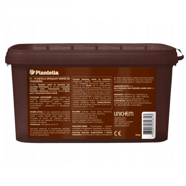 Specjalny nawóz do trawników Plantella 5kg