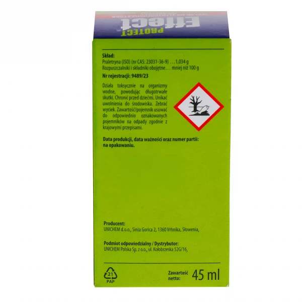 Środek na komary do gniazdka Elektrofumigator Effect Protect 60 Dni