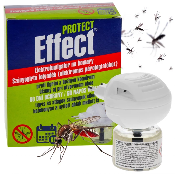 Środek na komary do gniazdka Elektrofumigator Effect Protect 60 Dni