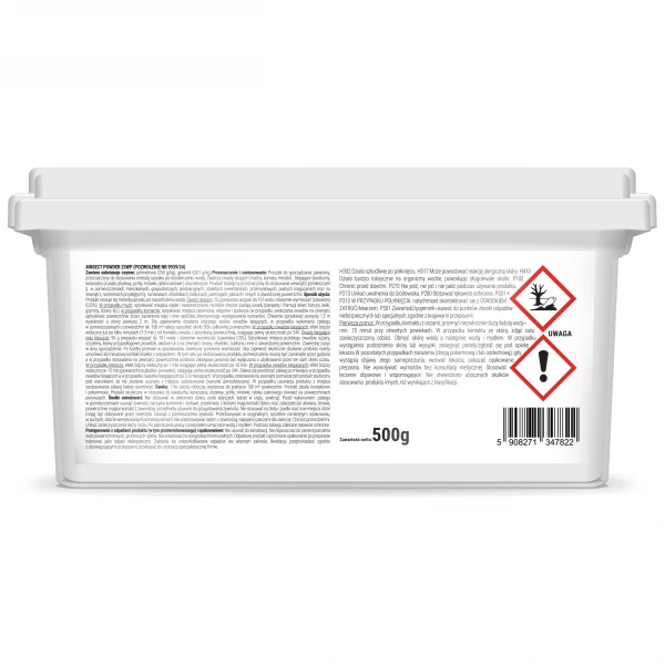 Środek na muchy, komary i kleszcze do stajni i obór Permetrine 25WP No Pest® 500g
