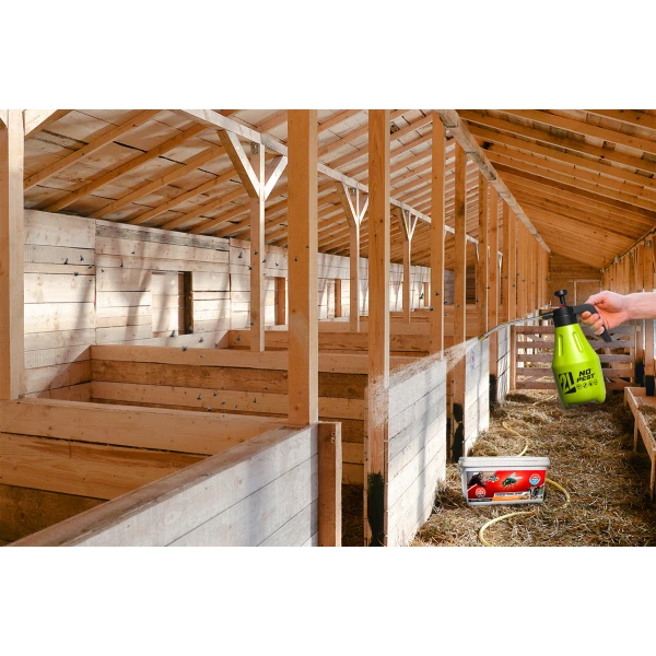 Środek na muchy, komary i kleszcze do stajni i obór Permetrine 25WP No Pest® 500g