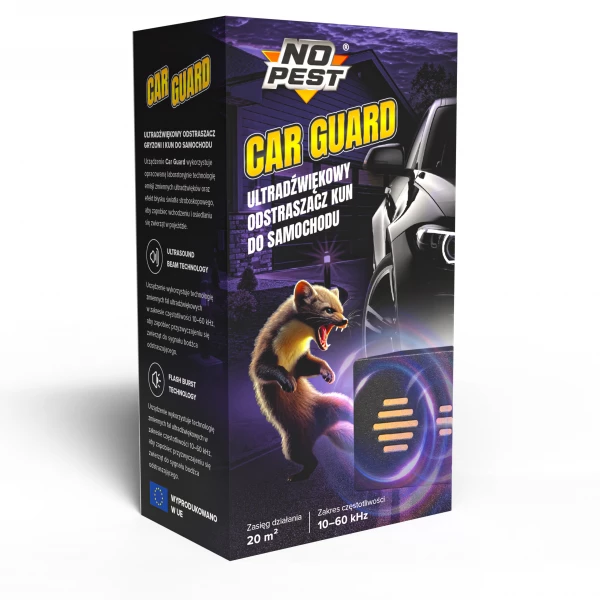 Odstraszacz kun, szczurów, myszy gryzoni do samochodu No Pest® Car Guard