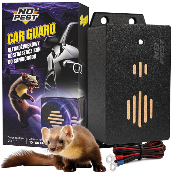 Odstraszacz kun, szczurów, myszy gryzoni do samochodu No Pest® Car Guard