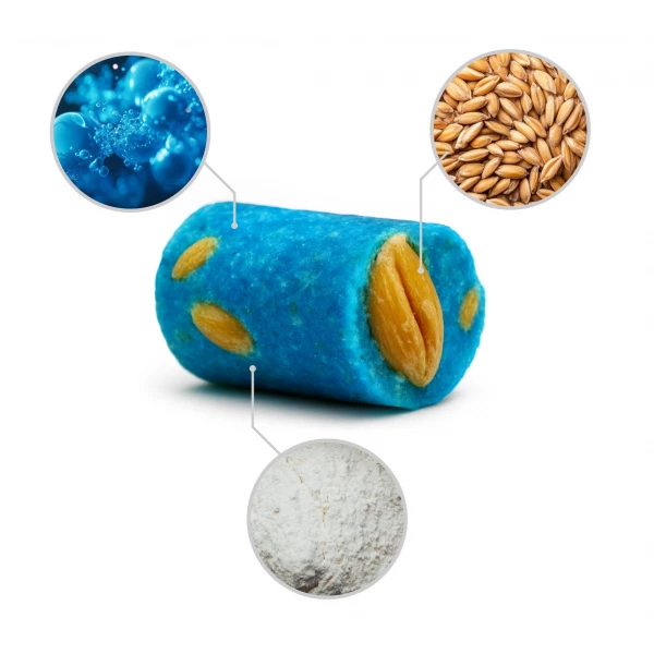 Trutka na szczury, myszy, gryzonie No Pest® brodifakum niebieski granulat, pellet 5kg
