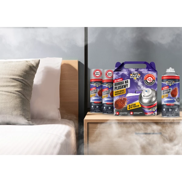 3x Bomba na pluskwy Fogger No Pest® Środek na pluskwy