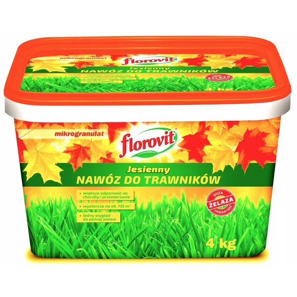 Jesienny nawóz do trawników Florovit 4kg