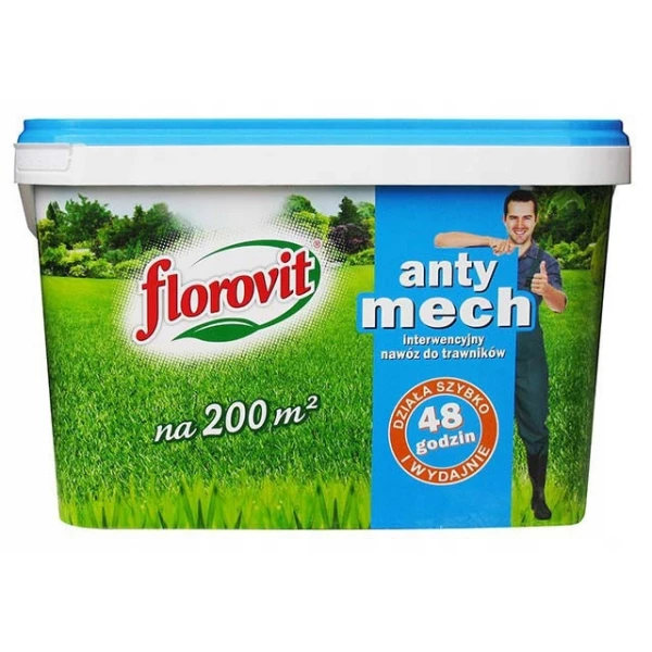Florovit interwencyjny nawóz do trawników Antymech 4kg