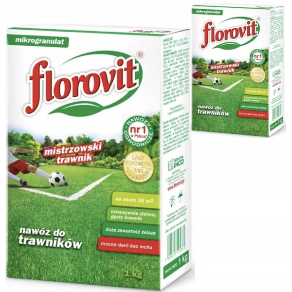 Nawóz do trawników „Mistrzowski trawnik” Florovit 1kg