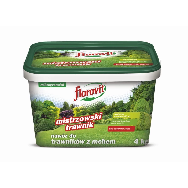 Nawóz do trawników „Mistrzowski trawnik” Florovit 4kg