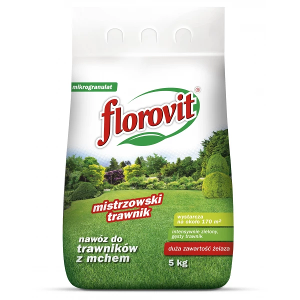 Nawóz do trawników „Mistrzowski trawnik” Florovit 5kg
