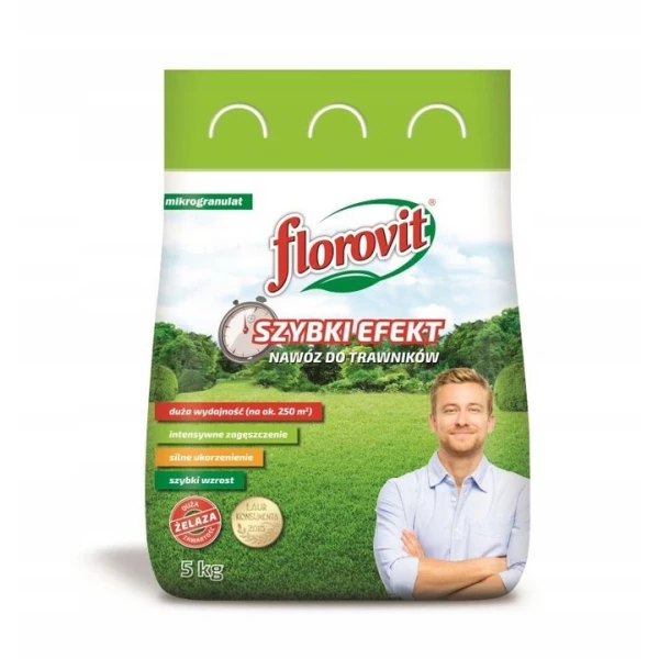 Nawóz do trawników „Szybki efekt” Florovit 5kg