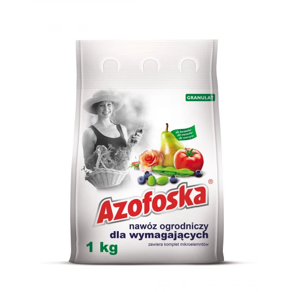 Nawóz ogrodniczy uniwersalny mineralny Azofoska granulat worek 1kg