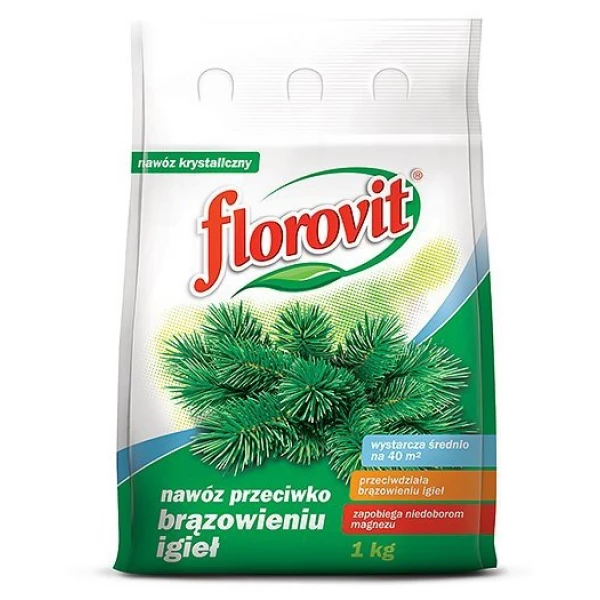 Nawóz przeciwko brązowieniu igieł Florovit worek 1kg