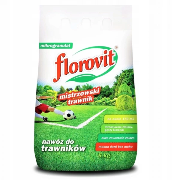 Nawóz do trawników „Mistrzowski trawnik” Florovit 5kg