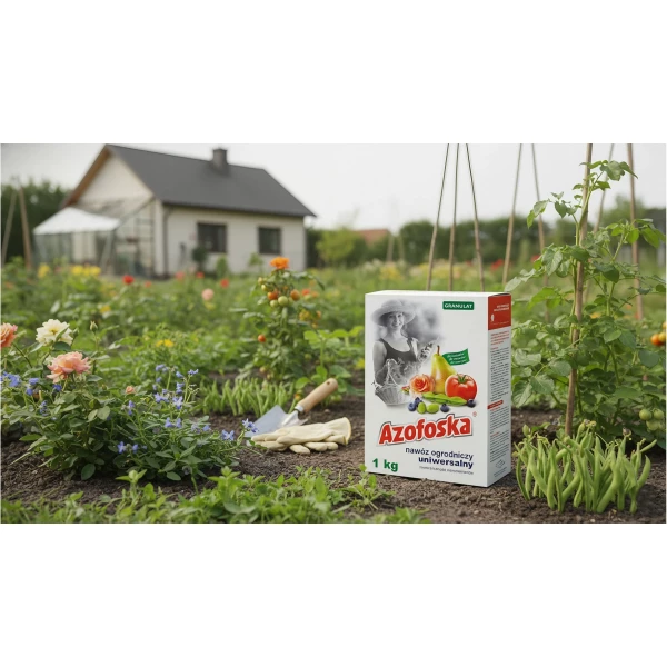 Nawóz ogrodniczy uniwersalny mineralny Azofoska granulat karton 1kg