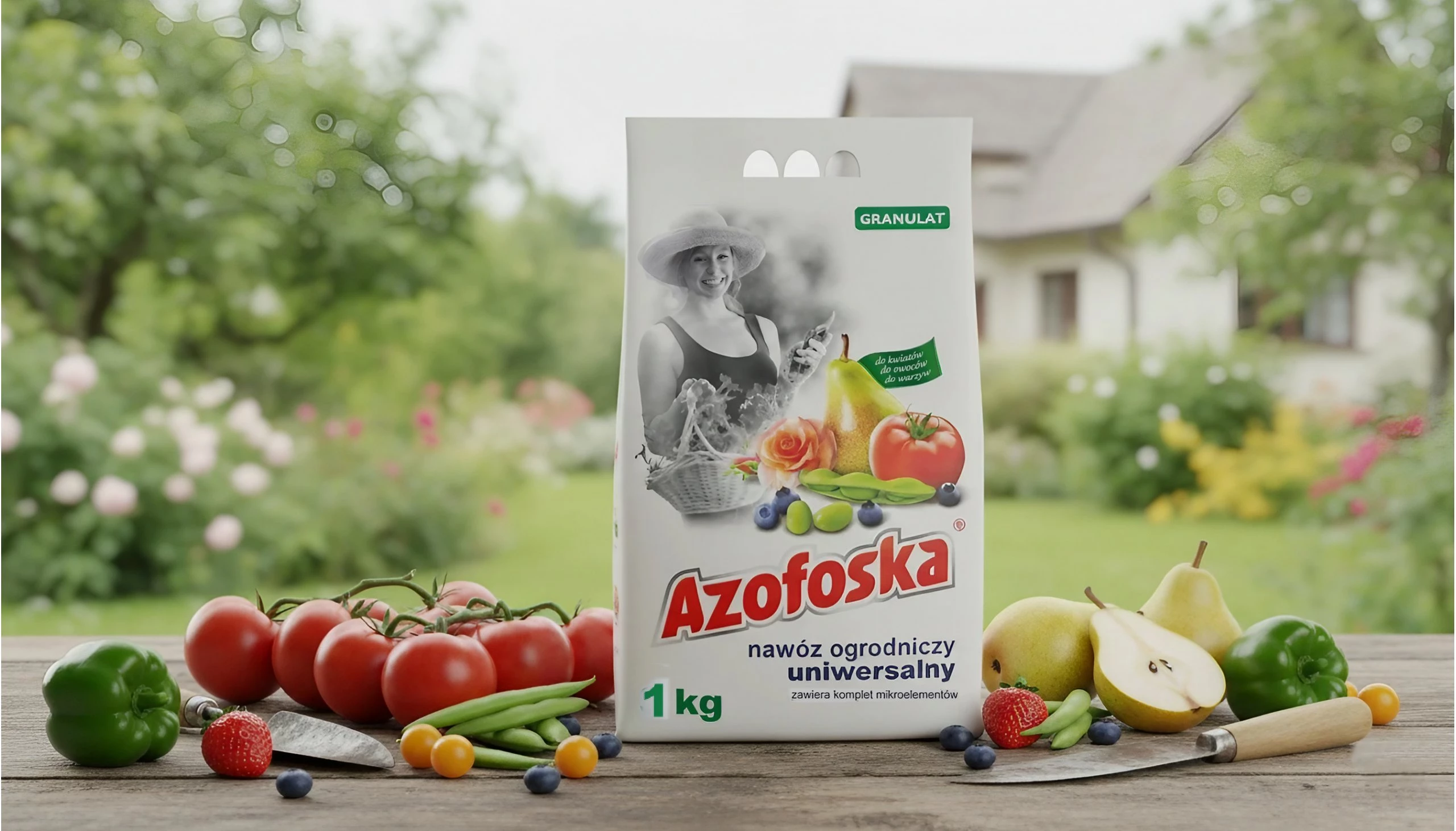 nawóz Azofoska, nawóz NPK, nawóz do ogrodu, najlepszy nawóz uniwersalny, nawóz wieloskładnikowy, nawóz do warzyw, uniwersalny nawóz ogrodowy, nawożenie roślin ogrodowych, nawożenie pogłówne, granulowany nawóz mineralny