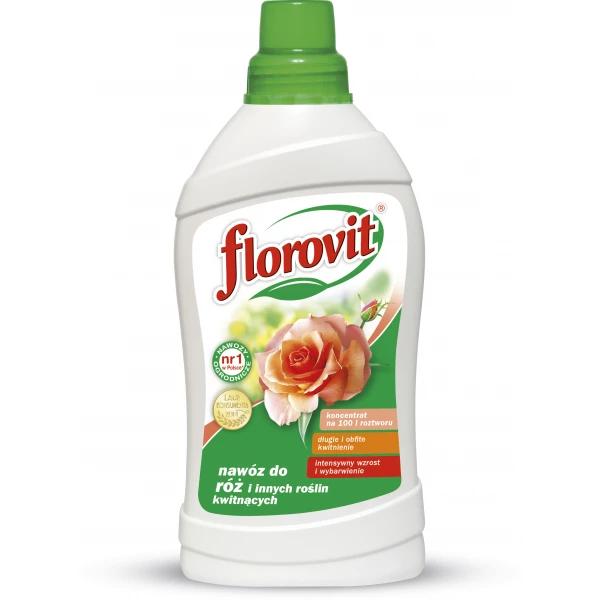 Nawóz płynny do róż i innych roślin kwitnących Florovit 1kg