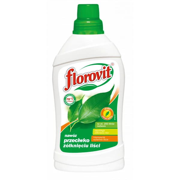 Nawóz przeciwko żółknięciu liści w płynie Florovit 1kg