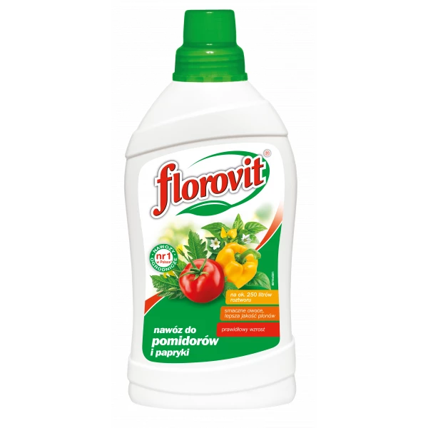 Nawóz wieloskładnikowy do papryki i pomidorów w płynie Florovit 1kg
