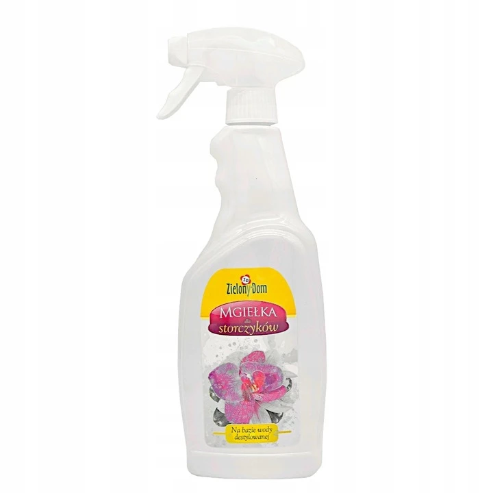 mgiełka do storczyków, nawóz organiczny do storczyków, najlepsza mgiełka do storczyków, pielęgnacja storczyków, spray do storczyków, mgiełka 750 ml, nawóz do roślin domowych, preparat do storczyków, pielęgnacja kwiatów, nawóz w sprayu, Zielony Dom mgiełka, korzenie powietrzne storczyków, Zielony Dom