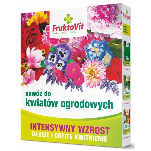 Nawóz do kwiatów ogrodowych. Mineralny granulat do ogrodu FruktoVit 1,2kg