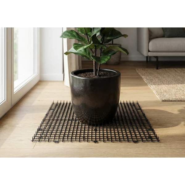 Kolce na koty, psy, kuny, ptaki No Pest® czarna mata (30cm x 207cm)