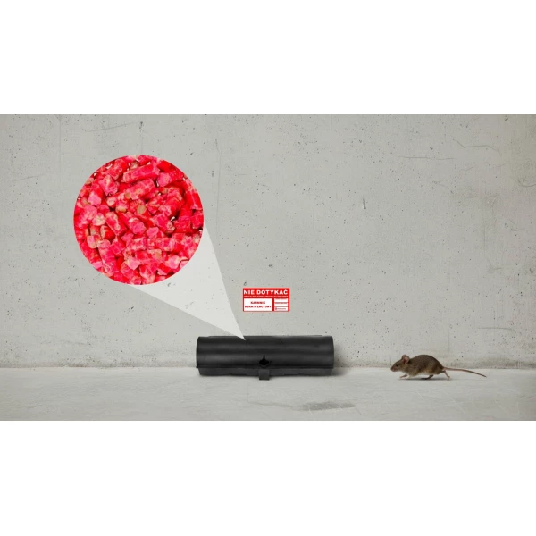 Trutka na szczury, myszy, gryzonie No Pest® bromadiolon czerwony granulat, pellet 5kg