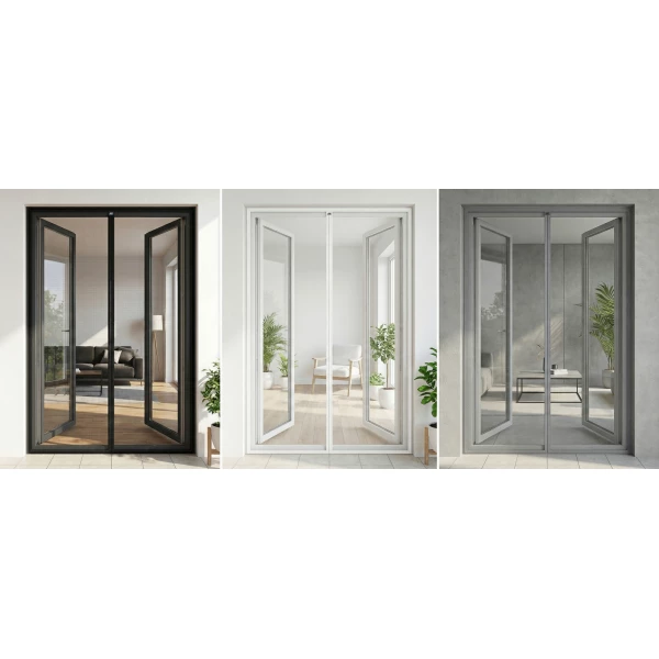 Moskitiera na drzwi balkonowe magnetyczna antracyt 140x220cm Silent Screen No Pest®