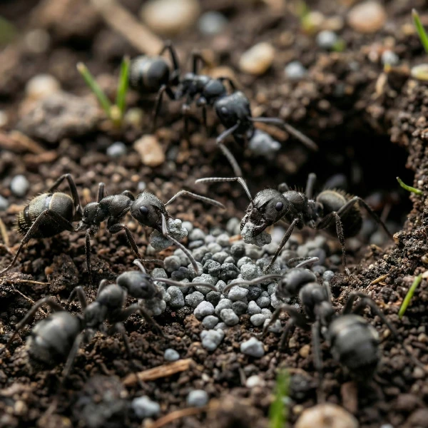 Proszek na mrówki 2 kg No Pest® Ant Done Micro granulat. Środek na mrówki w domu, ogrodzie.