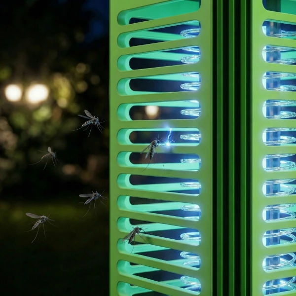 Lampa owadobójcza na komary, muchy, mole kolor limonkowy No Pest® Insect Blitz Lumeo 