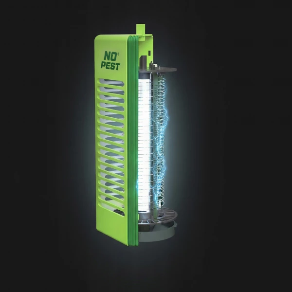 Lampa owadobójcza na komary, muchy, mole kolor limonkowy No Pest® Insect Blitz Lumeo 