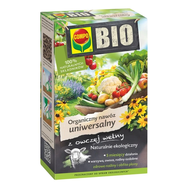 nawóz z owczej wełny, nawóz organiczny do ogrodu, nawóz COMPO BIO, nawóz do warzyw, nawóz do roślin ozdobnych, nawóz granulowany, nawóz ekologiczny do ogrodu, nawóz do warzywnika, nawóz do krzewów ozdobnych, nawóz naturalny COMPO