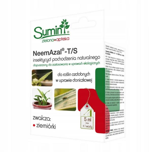 Neemazal T/S środek owadobójczy na ziemiórki, mączliki, stonkę, gąsienice Sumin 5 ml
