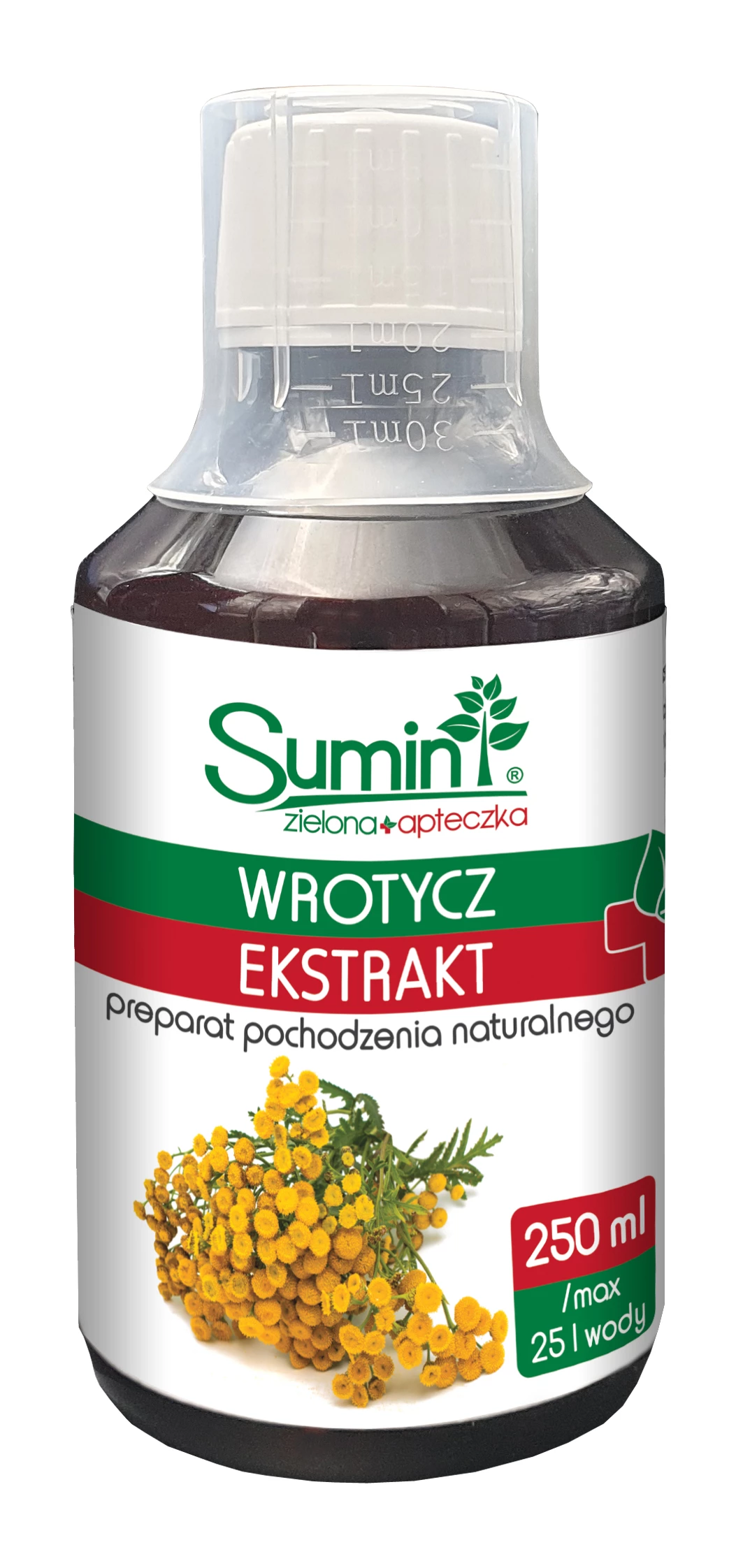 Sumin Wrotycz 250 ml, wrotycz na pędraki, preparat na pędraki, naturalny oprysk na glebę, środek na opuchlaki, środek na drutowce, ochrona gleby, preparat fermentowany wrotycz, ekologiczna ochrona roślin