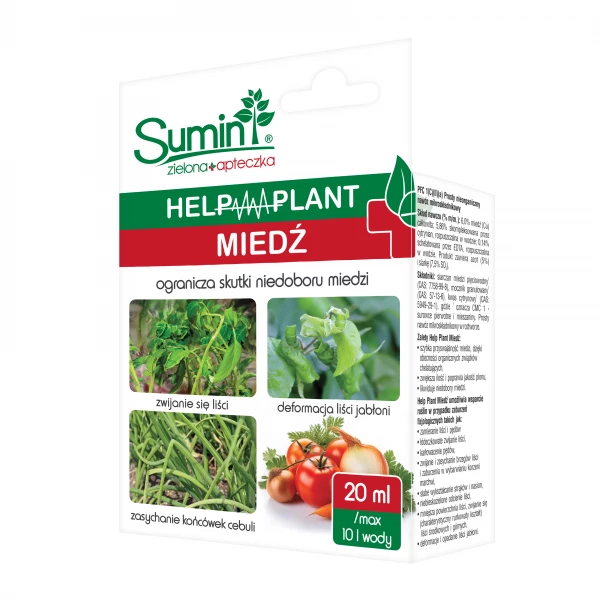 Help Plant Cu Środek na niedobory miedzi u roślin 20ml