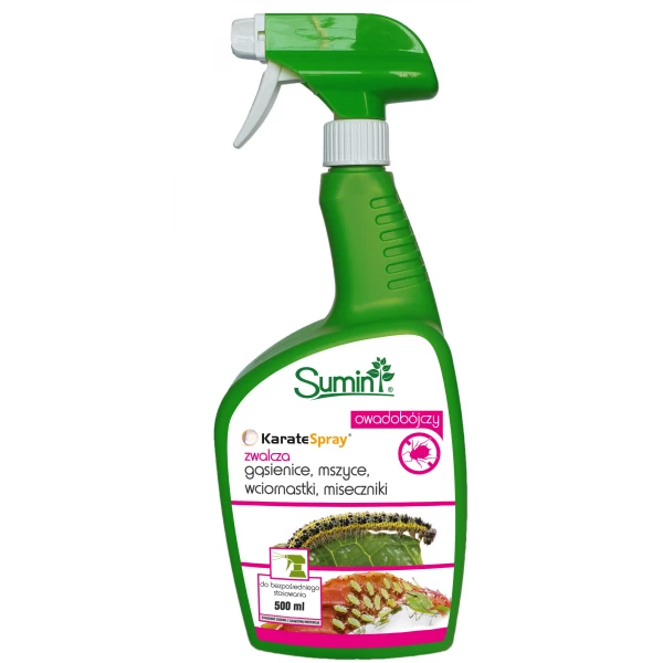 Środek na mszyce, gąsienice, wciornastki, miseczniki Karate Spray Sumin 500 ml