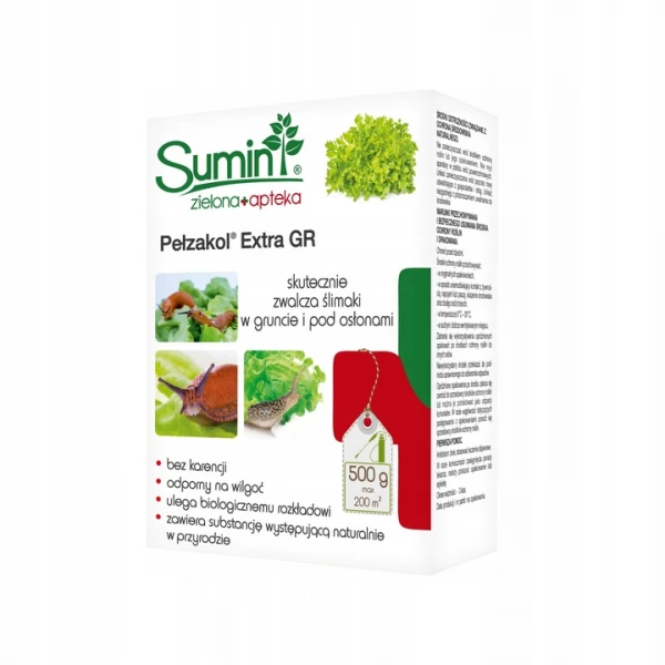 Środek na ślimaki granulat Pełzakol Extra GR Sumin 0,5 kg