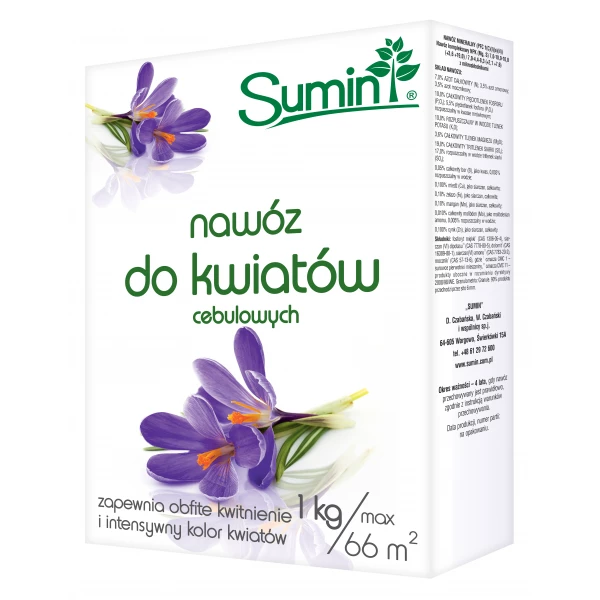 Nawóz do kwiatów cebulowych Sumin 1 kg